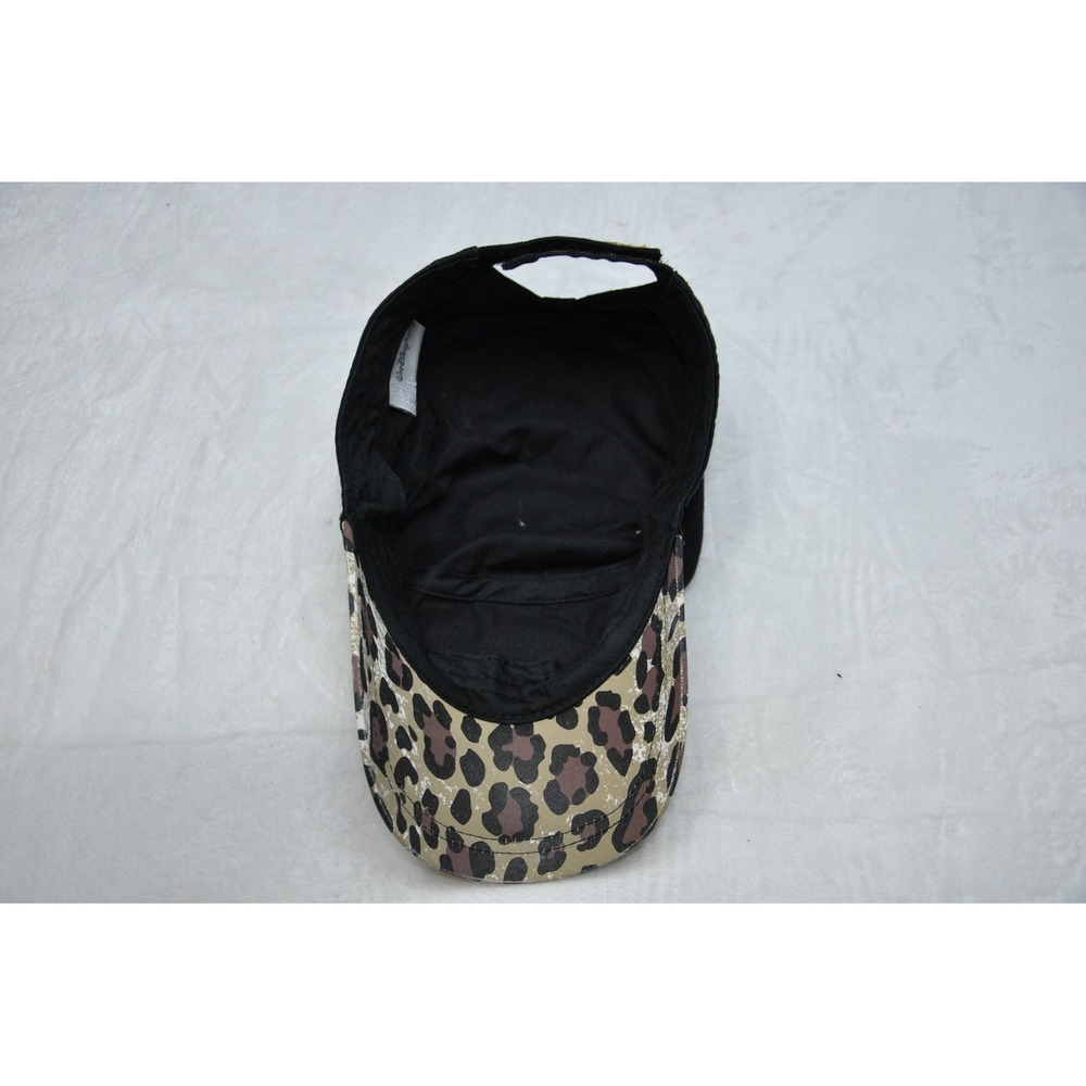 Disney Animal Kingdom Hat Cap Strap Back Black Camo Rhinestone Mickey Womens - Picture 7 of 7